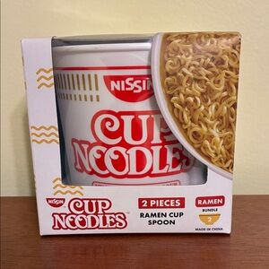 Nissin Ramen Bundle - Two Pieces Ramen Cup & Spoon